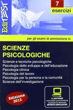 editest 7 SCIENZE PSICOLOGICHE esercizi