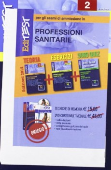 editest 2 pack PROFESSIONI SANITARIE