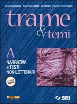 trame e temiintrecci a+b +300 pagine italiano, antologia bn