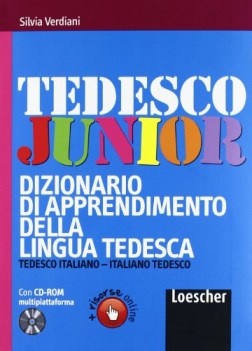 dizionario tedesco junior + cd   bilingue