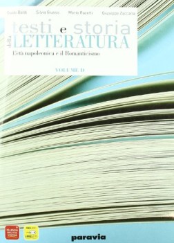 testi e storia della letteratura D