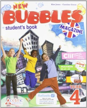 bubbles magazine x 4 elem. (2t) +cd elementari