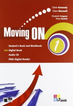 moving on 1 +digital book +cd inglese, grammatica