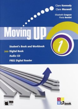 moving up 1 +digital book +cd inglese, grammatica