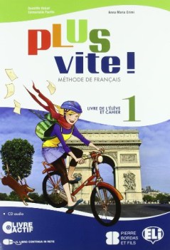 plus vite, edizione base 1 +cd francese, grammatica