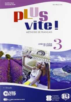 plus vite, edizione base 3 +cd francese, grammatica