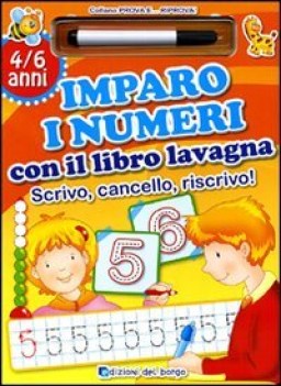 imparo i numeri con il libro lavagna