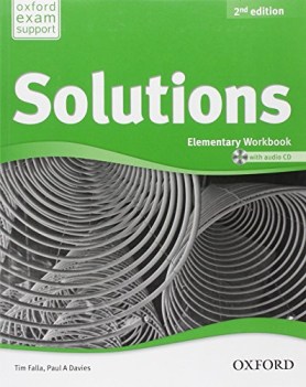 solutions elementary 2nd, wb+cd inglese, grammatica