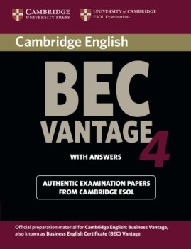 cambridge bec vantage 4 sb+key