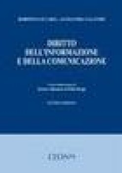 DIRITTO DELL\'INFORMAZIONE E DELLA COMUNICAZIONE