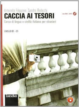 caccia ai tesori +cd italiano per stranieri