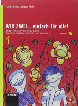 wir zwei  fur alle +cd tedesco, grammatica