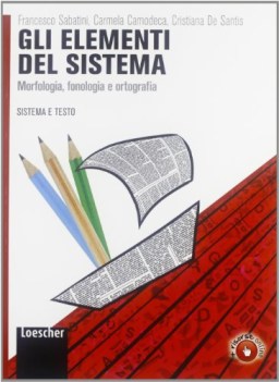 elementi del sistema morfologia fonologi italiano, grammatica