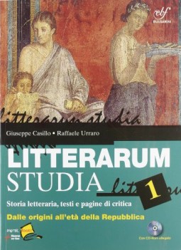 litterarum studia 1 +cd latino, letteratura