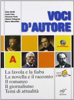 voci d\'autore, a+b italiano, antologia bn