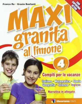 maxi granita al limone 4 libri vacanze