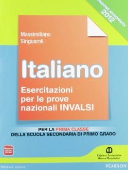 italiano, prove invalsi x 1 media libri temi