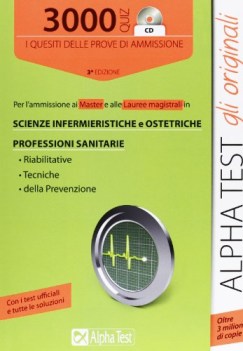 3000 quiz+cd MASTER professioni sanitarie