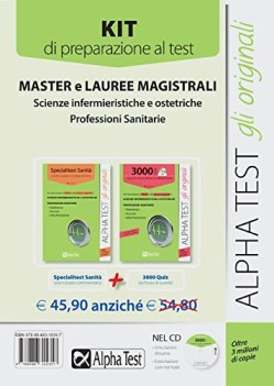 kit specialitest+3000 quiz master professioni  sanitarie