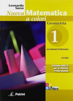 nuova matematica a colori gialla geom1+q matematica it e ip