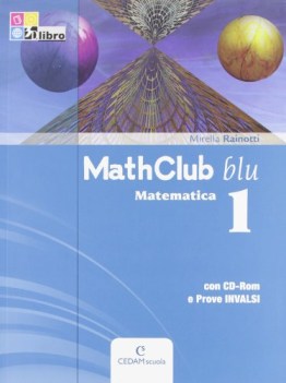 mathclub blu, matematica 1 x bn +inv.+cd matematica ginn.,licei