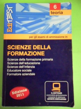 edi test 6 SCIENZE DELLA FORMAZIONE teoria