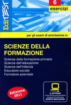 edi test 6 SCIENZE DELLA FORMAZIONE esercizi