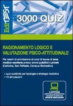 edi test 3000 quiz RAGIONAMENTO LOGICO VALUT.PSICO-ATTITUD.