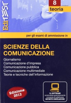 edi test 8 SCIENZE DELLA COMUNIC. teoria