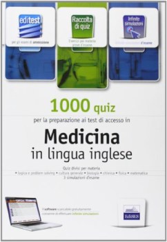 editest 1000 quiz  MEDICINA in lingua inglese