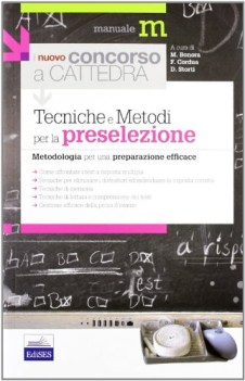 nuovo concorso a cattedra tecniche e metodi per la preselezione