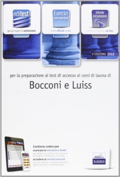 editest E9 Bocconi e Luiss (esercizi)