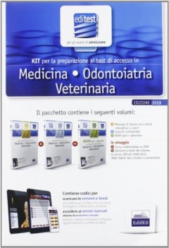 kit editest 1 medicina odontoiatria veterinaria