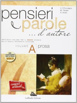 pensieri e parole d\'autore, prosa italiano, antologia bn