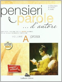 pensieri e parole d\'autore (unico) italiano, antologia bn