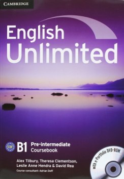 english unlimited B1 pre-intermediate +DVD