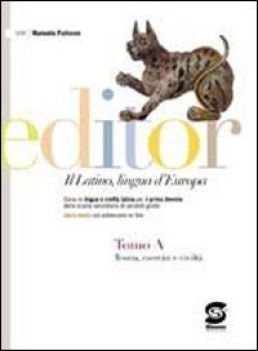 editor,latino lingua d\'europa latino, antologia bn