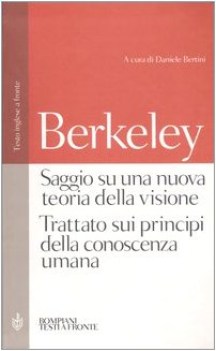 saggio su una nuova teoria della visione. trattato sui principi della conoscenza