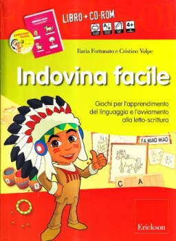 indovina facile kit libro +cdrom giochi per l\'apprendim.