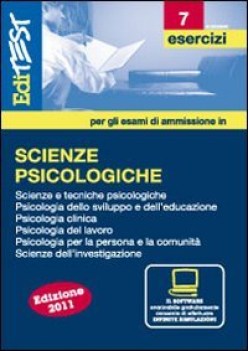 edi test 7 SCIENZE PSICOLOGICHE esercizi