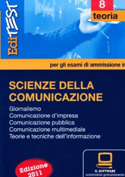 editest 8 SCIENZE DELLA COMUNICAZIONE teoria