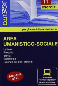 editest 11 AREA UMANISTICO-SOCIALE esercizi