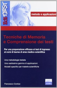 editest tecniche di memoria e comprensione dei testi