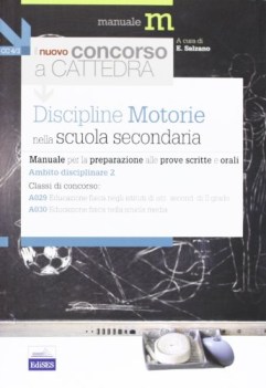 nuovo concorso a cattedra discipline motorie - scuola secondaria  A029 A020