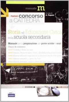 nuovo concorso a cattedra storia ed educazione civica secondaria