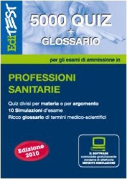 Editest  5000 quiz + glossario per professioni sanitarie