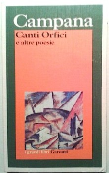 canti orfici e altre poesie