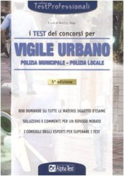 test dei concorsi per vigile urbano