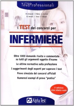 test dei concorsi per infermiere