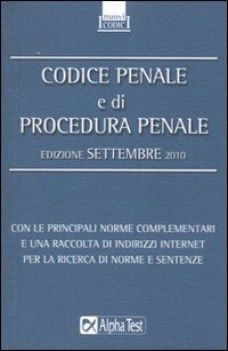 codice penale e di procedura penale